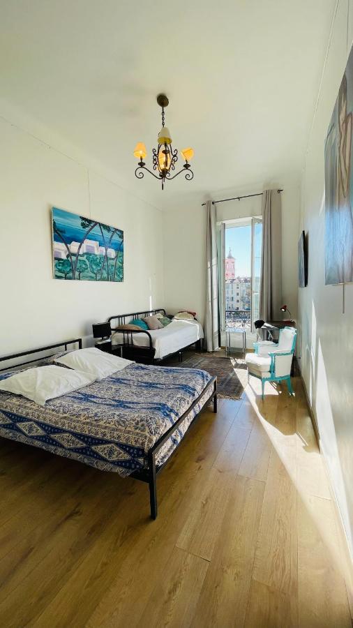 Spacious 3 Bedroom Flat Nice Center - Magnificent View-Parking Экстерьер фото